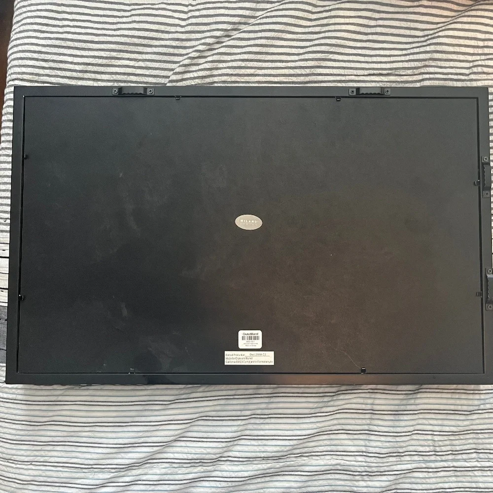 Crate & Barrel Black Wood Frame